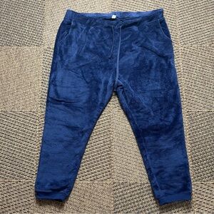 Old Navy Plush Joggers 3X Navy Blue Lounge Pants